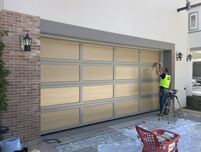 Garage door replacement service by Brunswick Garage Door Repair in Brunswick