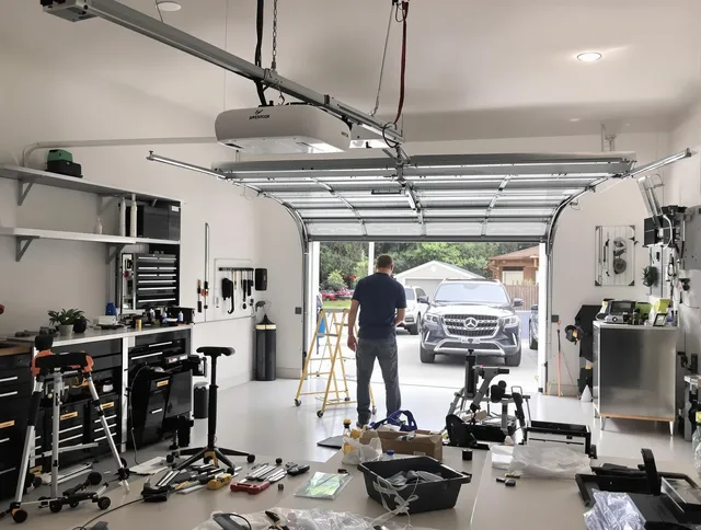 Garage door opener installation by Brunswick Garage Door Repair in Brunswick