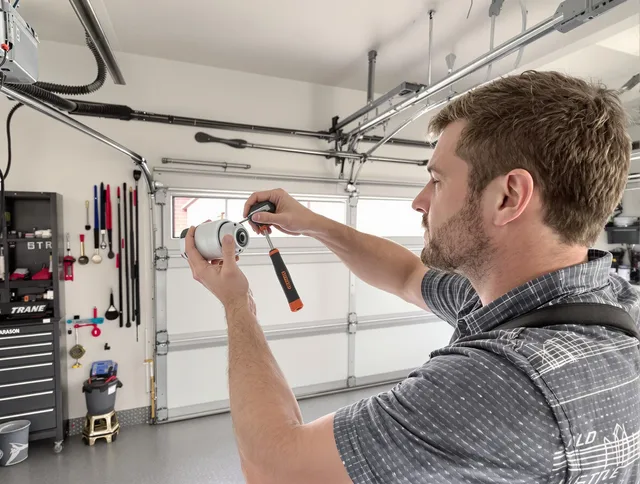 Garage door opener repair service by Brunswick Garage Door Repair in Brunswick
